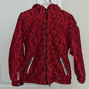 Killtec Girls youth waterproof Expedition EXP3 snowboard hooded Ski Parka Jacket